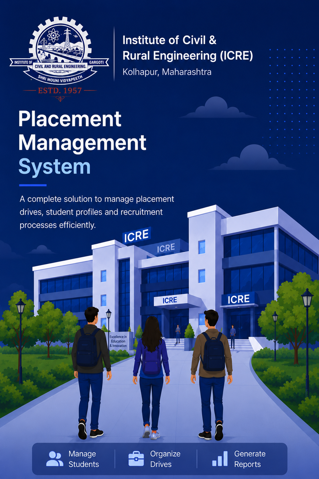 Placement Management System Branding